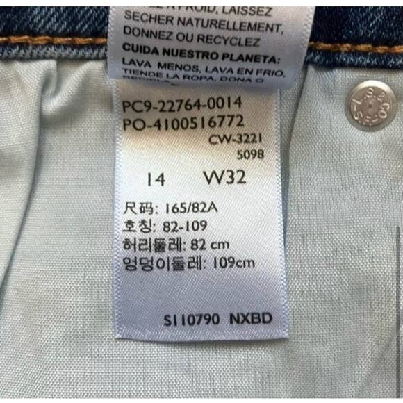 Denizen Levis Distressed Denim High Rise Shorts Size 14 - Picture 3 of 3